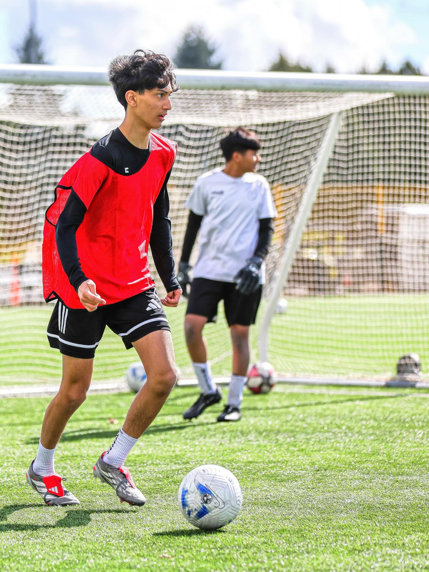 Player working on close control